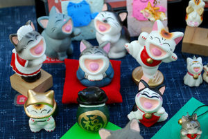 井の頭公園アートマーケッツ［ねこ丼屋］これは楽しい！ 手作り福猫