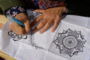 井の頭公園アートマーケッツ［Prakritik.Aanannda.Japan］1点1点手描き