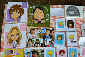 井の頭公園アートマーケッツ［徳山きみあき］ゆる絵・ゆる似顔絵！？