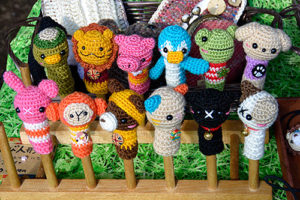 井の頭公園アートマーケッツ［W2M］可愛いあみぐるみとニット小物
