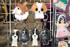 井の頭公園アートマーケッツ［huahua(ふーあふーあ)］革の犬と猫