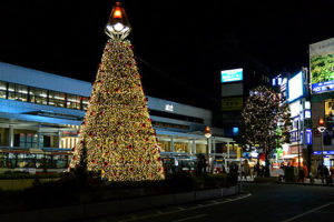 JR吉祥寺駅前イルミネーション 2017。吉祥寺らしくない！